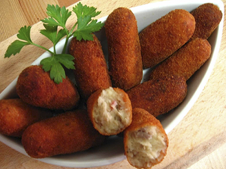 Croquete de carne seca